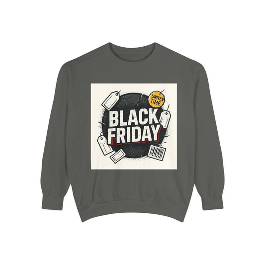 Black Friday Sale Sweatshirt — 'Black Friday' Graphic Crewneck for Shoppers Printify