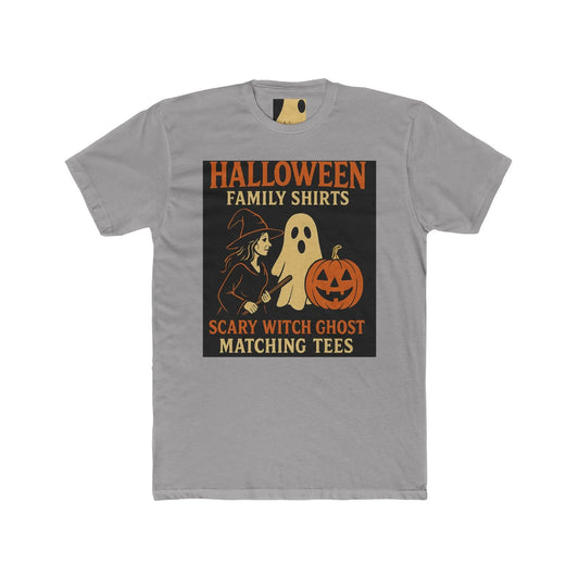 "Halloween Family Matching Tees – Witch & Ghost" Printify