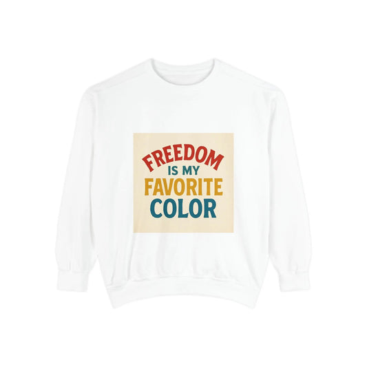 Unisex Garment-Dyed Sweatshirt Printify
