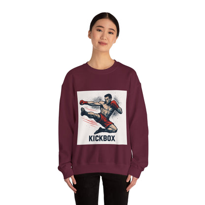 Kickboxer Unisex Heavy Blend Sweatshirt, Boxing Gift, Fitness Apparel, Sportswear, Workout Clothes, Kickboxing Enthusiast Printify
