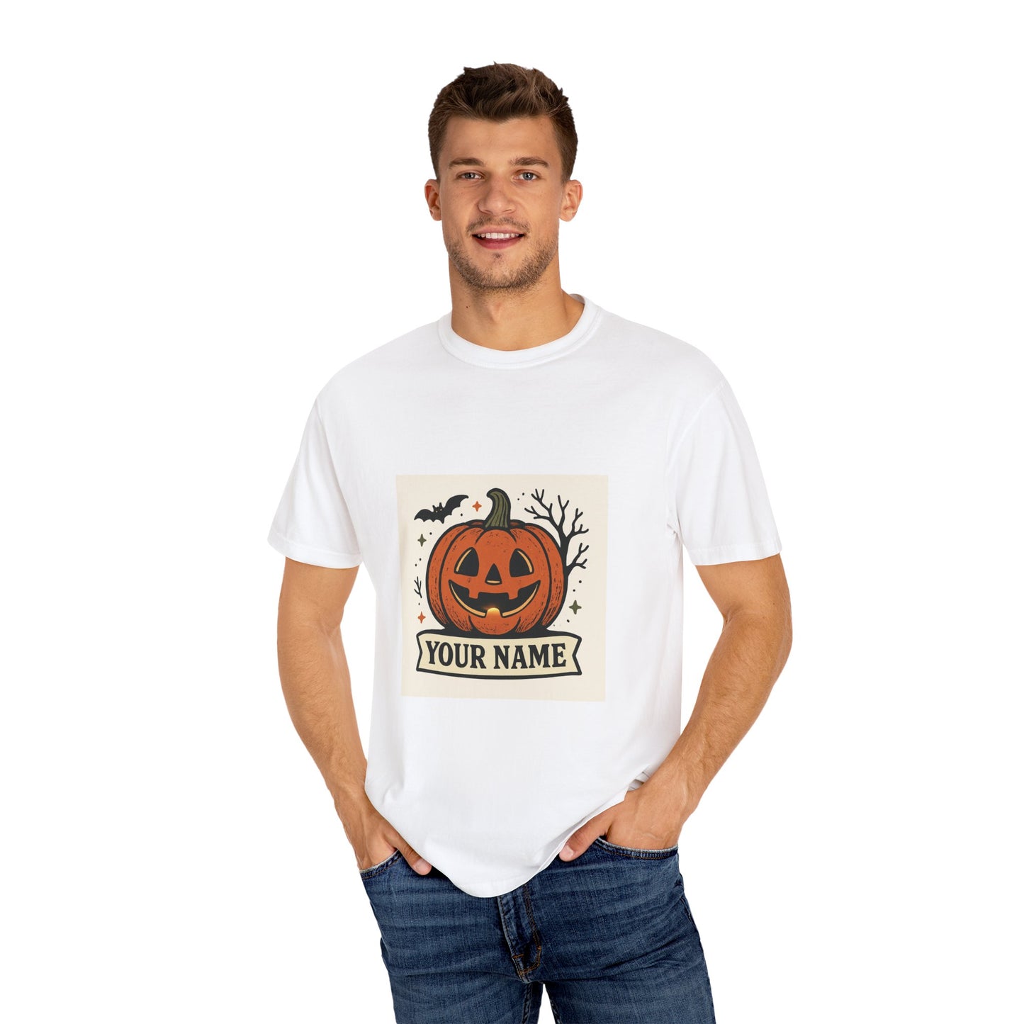 Copy of Halloween Family Matching Tees, Unisex Garment-Dyed T-shirt for Kids and Adults