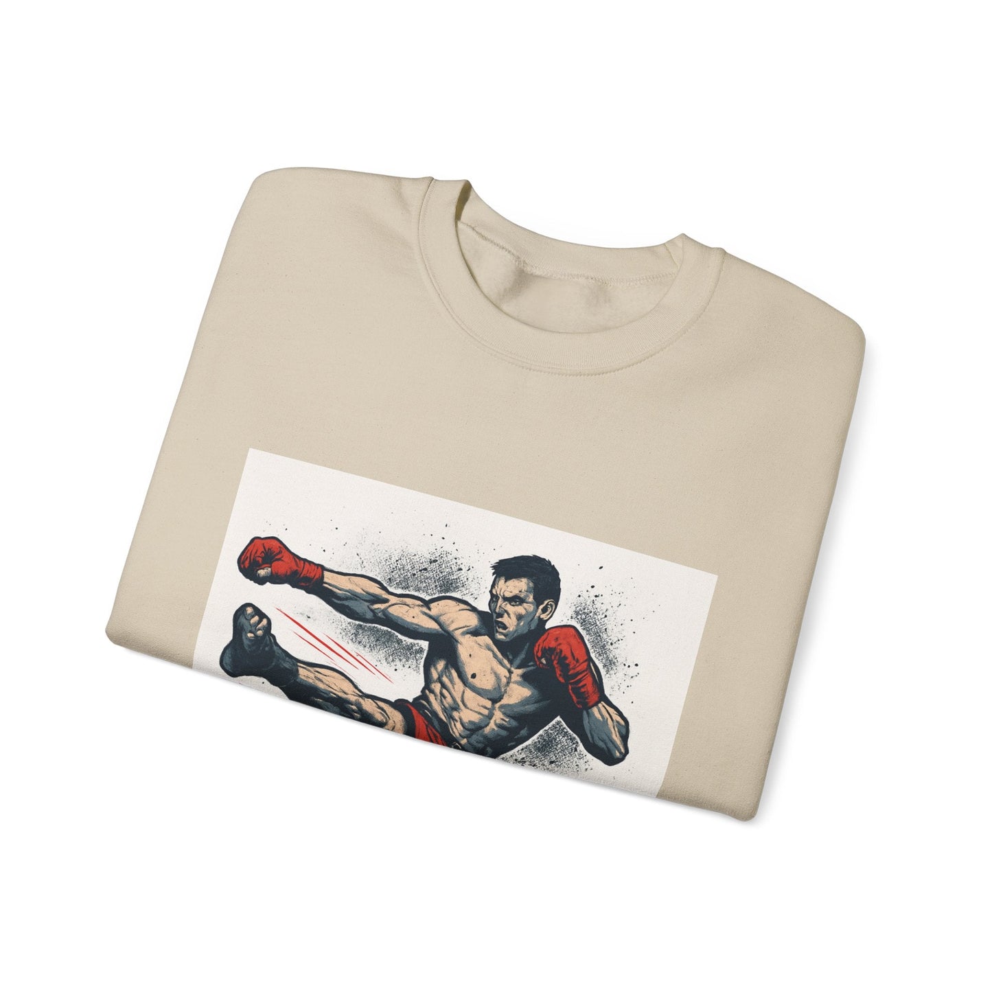 Kickboxer Unisex Heavy Blend Sweatshirt, Boxing Gift, Fitness Apparel, Sportswear, Workout Clothes, Kickboxing Enthusiast Printify