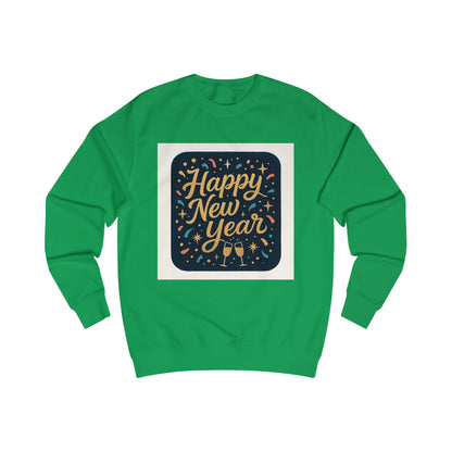 Happy New Year Sweatshirt – Festive Champagne Celebration Crewneck Printify