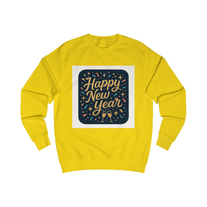 Happy New Year Sweatshirt – Festive Champagne Celebration Crewneck Printify