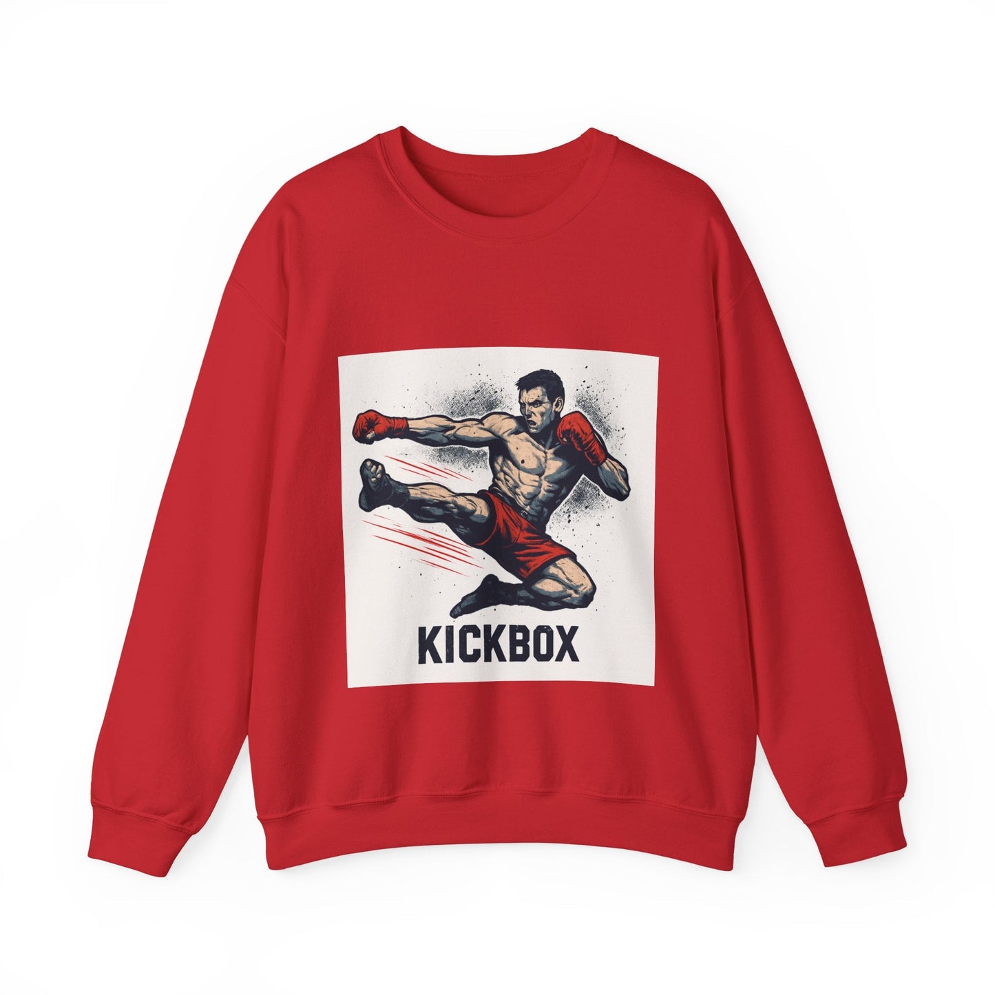 Kickboxer Unisex Heavy Blend Sweatshirt, Boxing Gift, Fitness Apparel, Sportswear, Workout Clothes, Kickboxing Enthusiast Printify