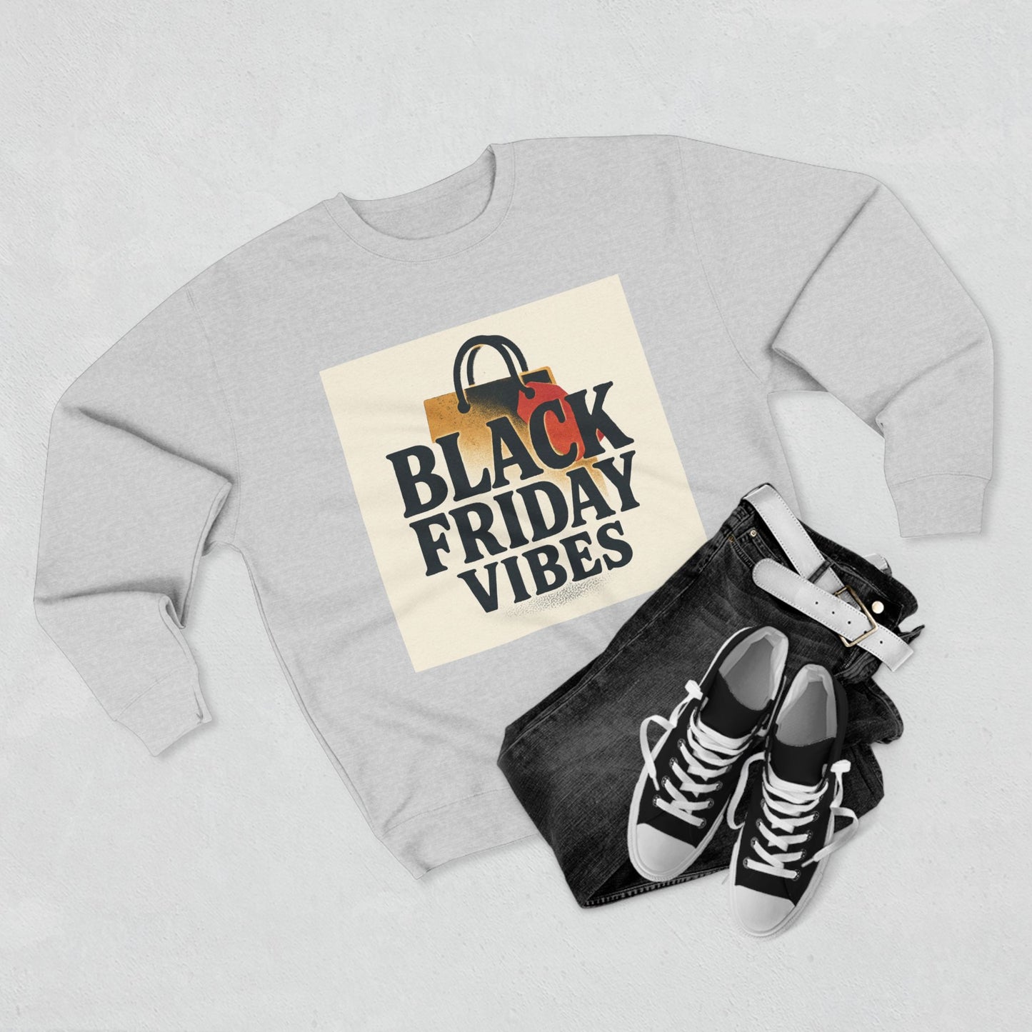 Black Friday Vibes Sweatshirt - LUXİCORE