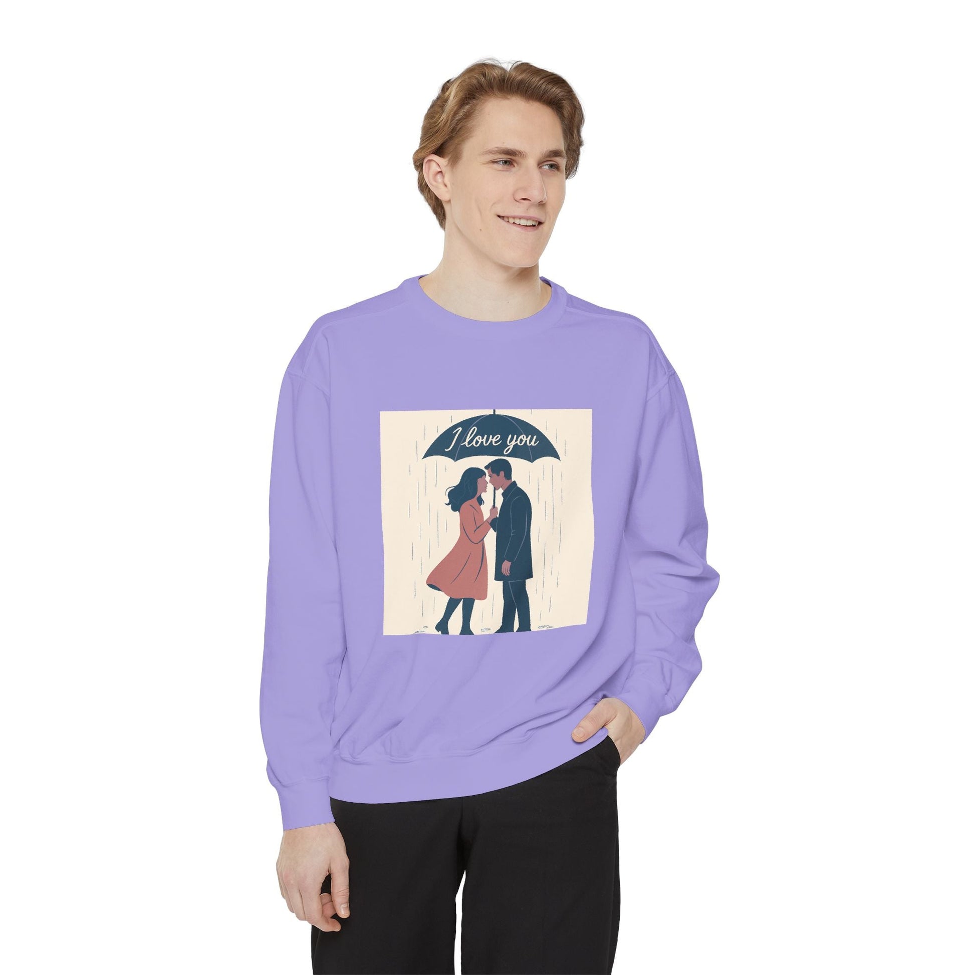 Unisex Garment-Dyed Sweatshirt Printify