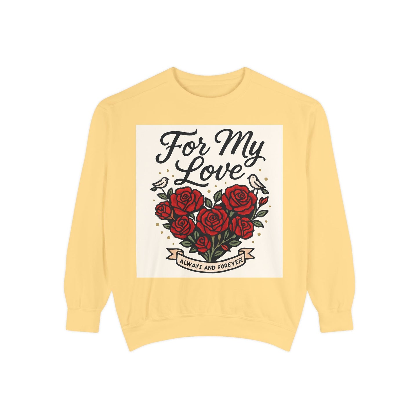 Unisex Garment-Dyed Sweatshirt Printify