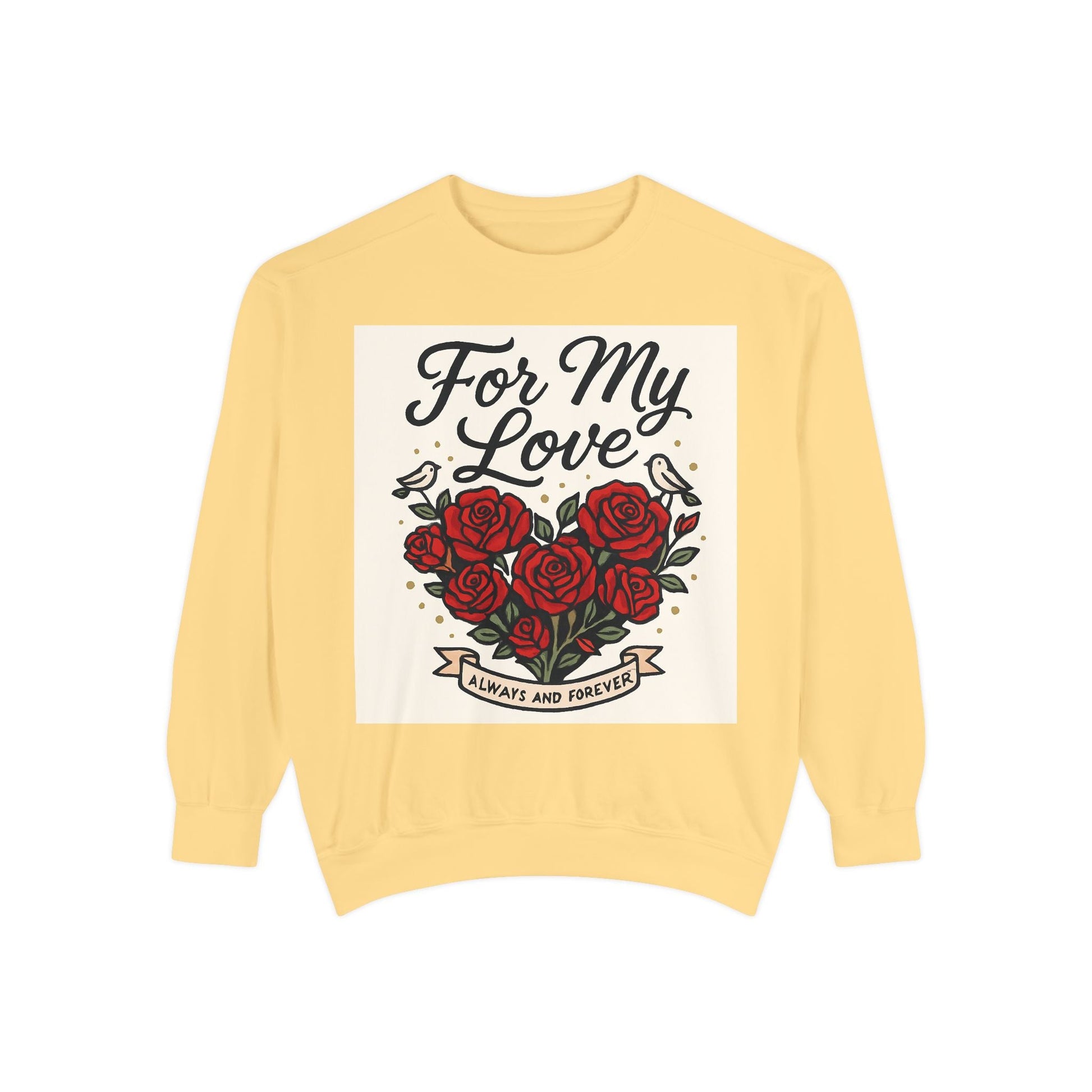 Unisex Garment-Dyed Sweatshirt Printify