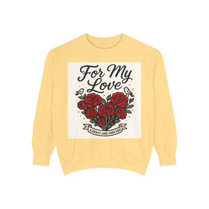 Unisex Garment-Dyed Sweatshirt Printify