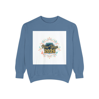New Year 2025 Sweatshirt – Festive Confetti Holiday Crewneck