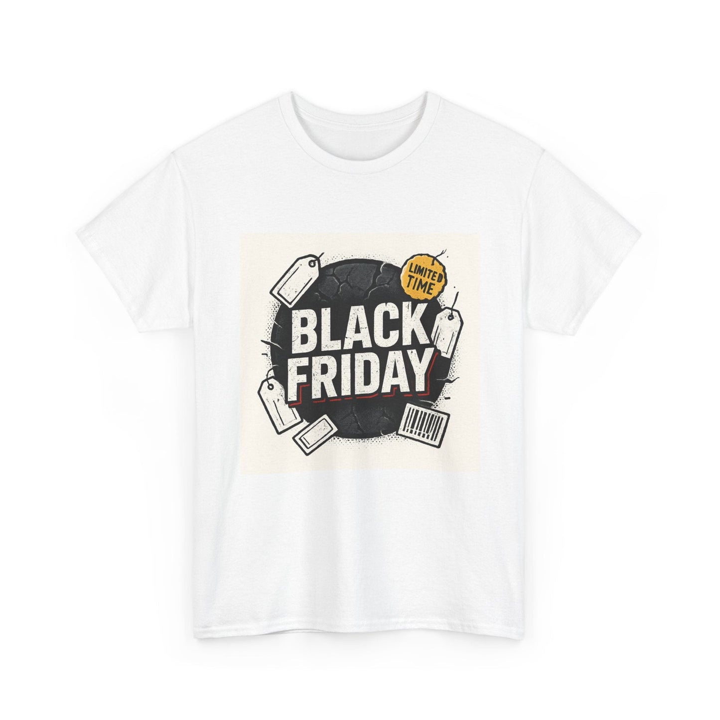 Black Friday Sale T-Shirt — Limited Time Shopping Graphic Tee Printify