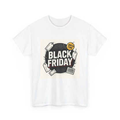 Black Friday Sale T-Shirt — Limited Time Shopping Graphic Tee Printify