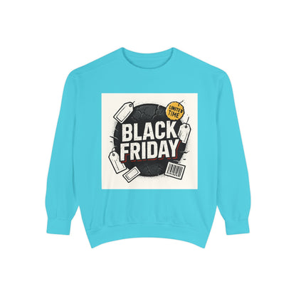Black Friday Sale Sweatshirt — 'Black Friday' Graphic Crewneck for Shoppers Printify