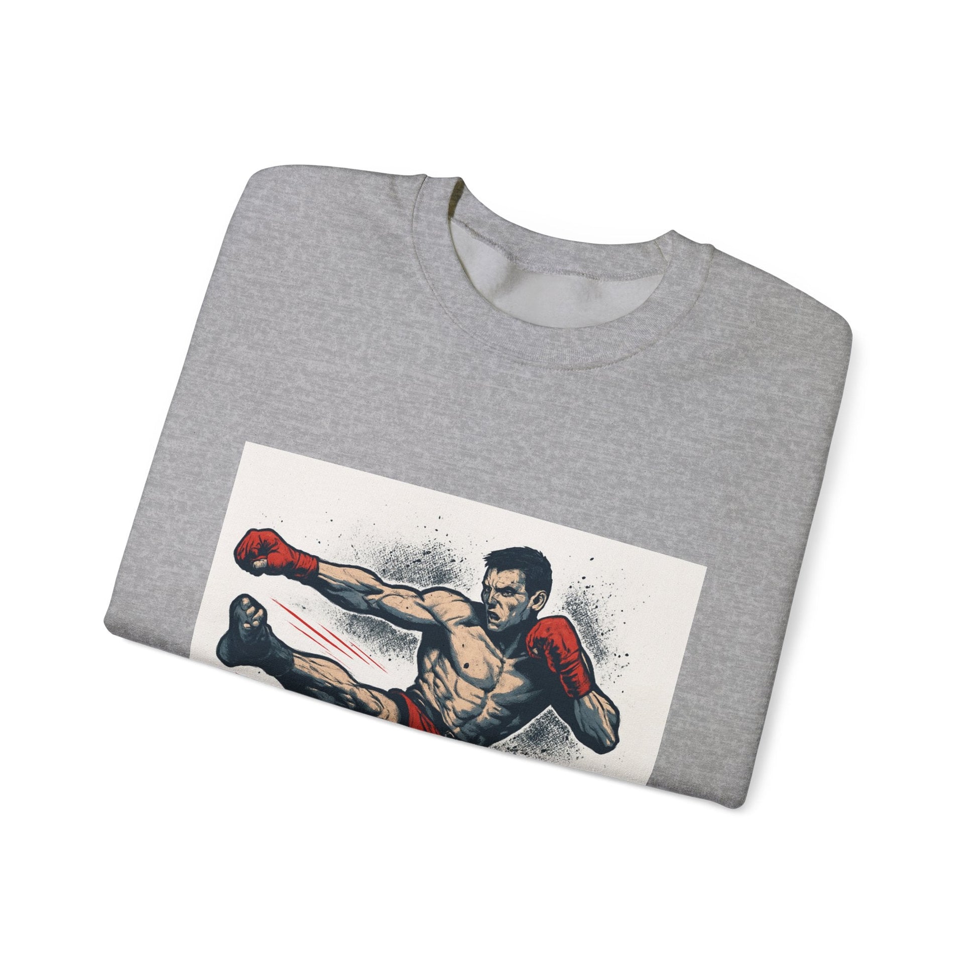 Kickboxer Unisex Heavy Blend Sweatshirt, Boxing Gift, Fitness Apparel, Sportswear, Workout Clothes, Kickboxing Enthusiast Printify