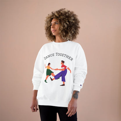 Dance Together Sweatshirt — Couples Retro Swing Dance Crewneck Printify