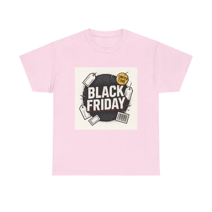 Black Friday Sale T-Shirt — Limited Time Shopping Graphic Tee Printify