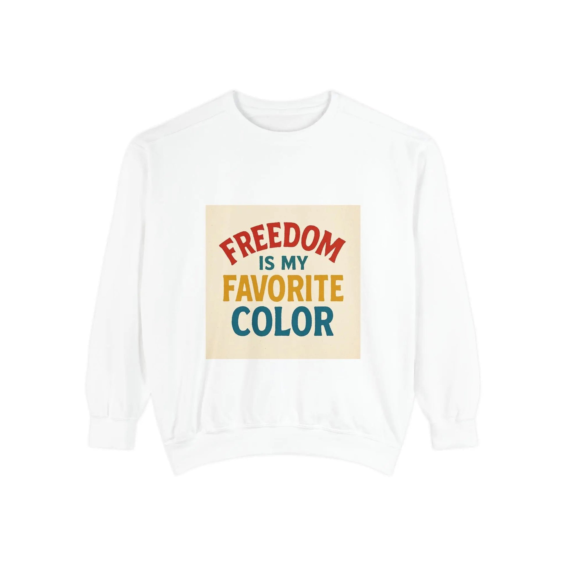 Unisex Garment-Dyed Sweatshirt Printify