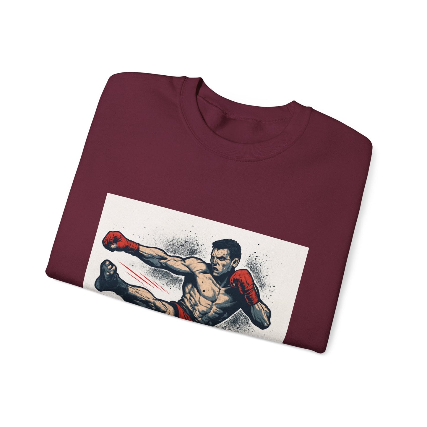 Kickboxer Unisex Heavy Blend Sweatshirt, Boxing Gift, Fitness Apparel, Sportswear, Workout Clothes, Kickboxing Enthusiast Printify