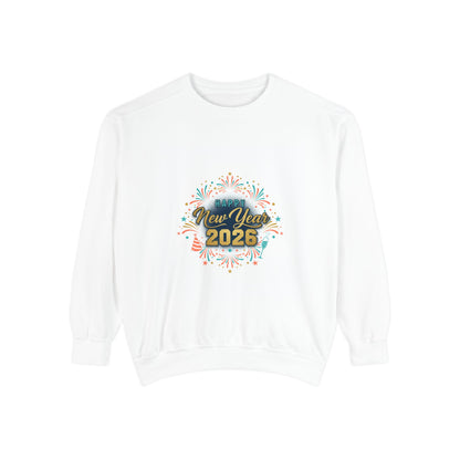 New Year 2025 Sweatshirt – Festive Confetti Holiday Crewneck