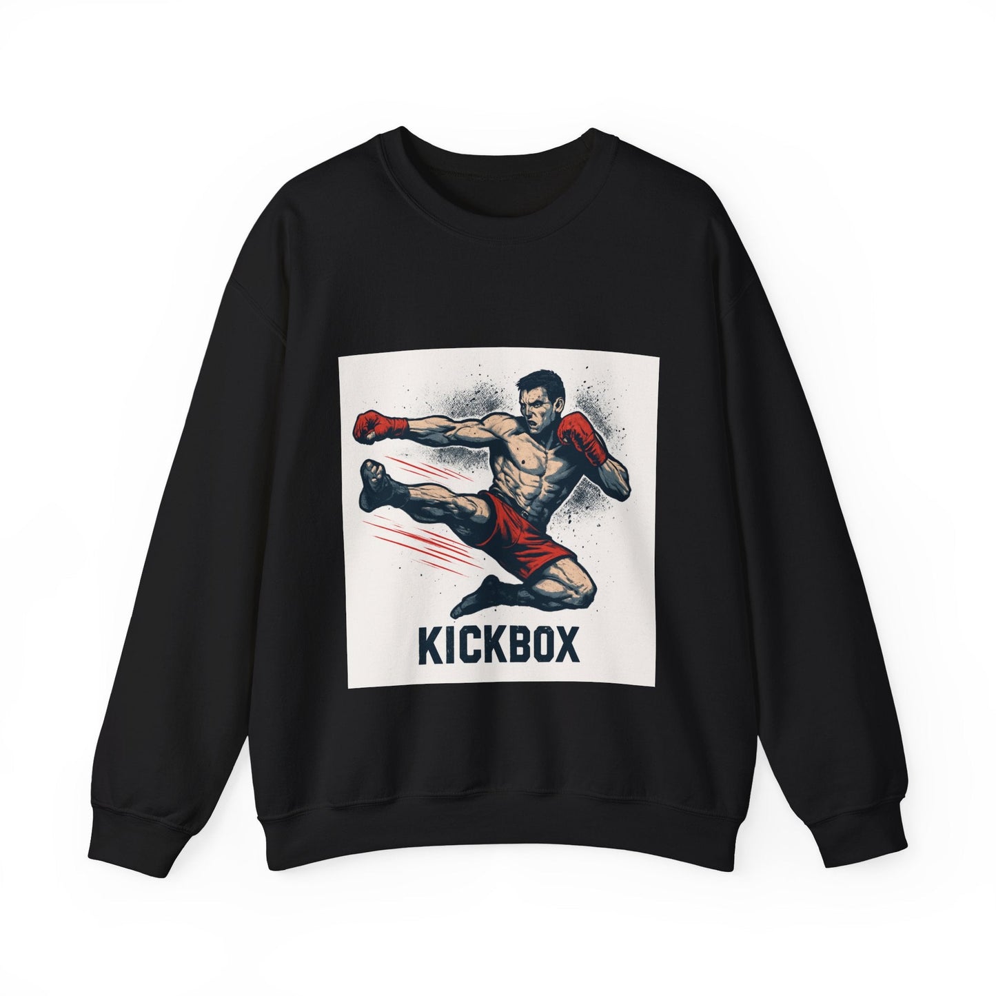 Kickboxer Unisex Heavy Blend Sweatshirt, Boxing Gift, Fitness Apparel, Sportswear, Workout Clothes, Kickboxing Enthusiast Printify