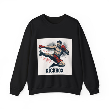 Kickboxer Unisex Heavy Blend Sweatshirt, Boxing Gift, Fitness Apparel, Sportswear, Workout Clothes, Kickboxing Enthusiast Printify
