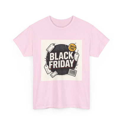Black Friday Sale T-Shirt — Limited Time Shopping Graphic Tee Printify