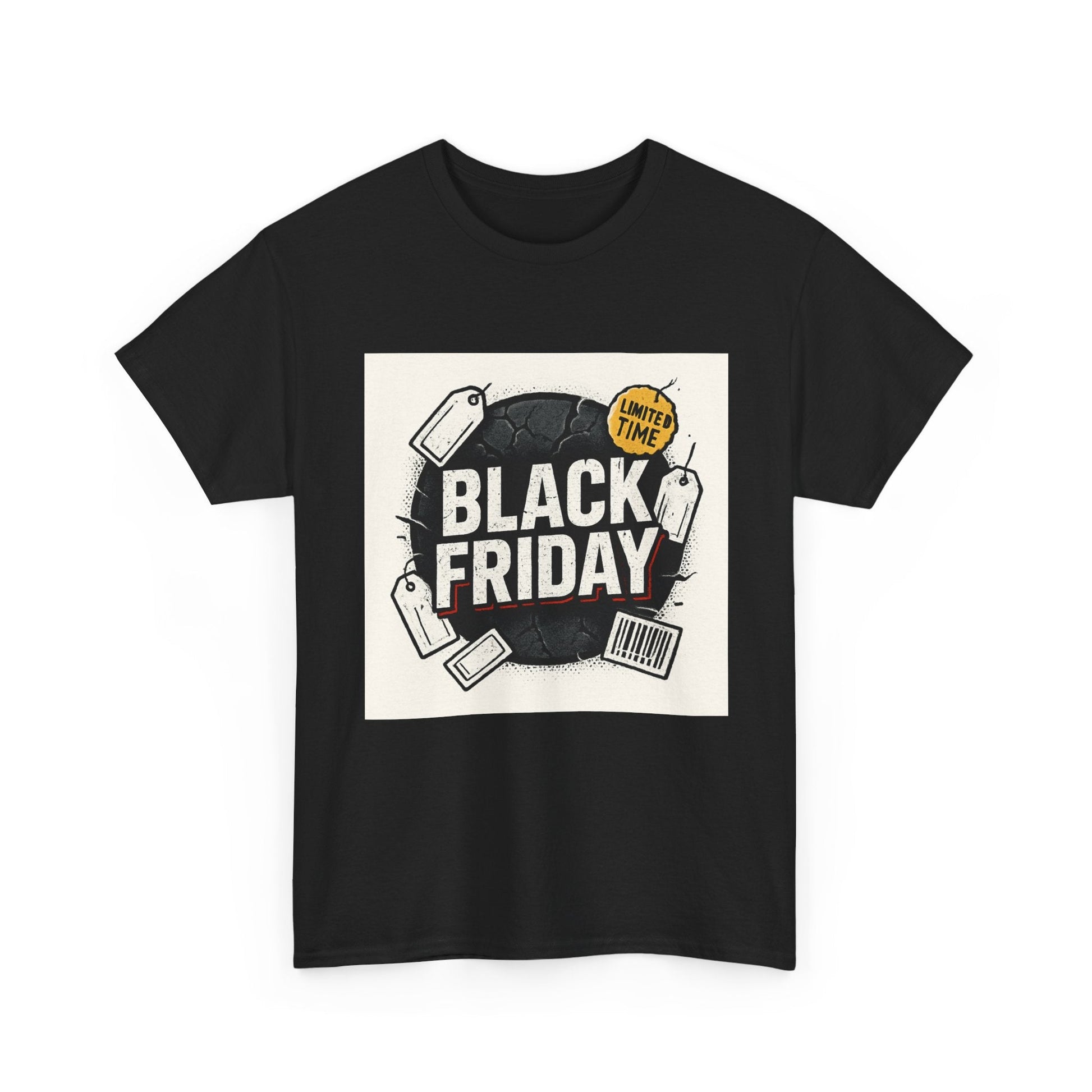 Black Friday Sale T-Shirt — Limited Time Shopping Graphic Tee Printify