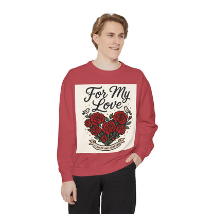 Unisex Garment-Dyed Sweatshirt - LUXİCORE