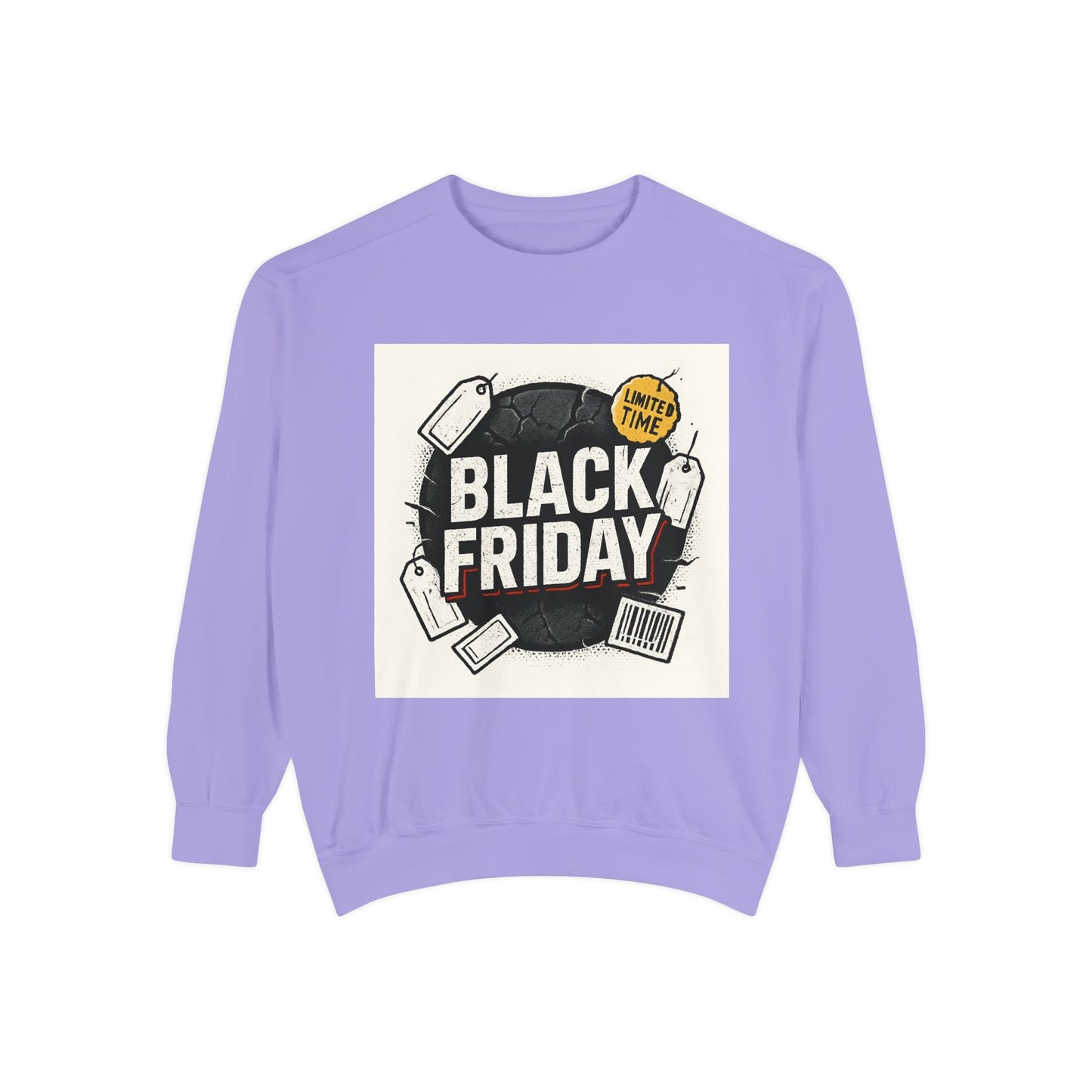 Black Friday Sale Sweatshirt — 'Black Friday' Graphic Crewneck for Shoppers Printify