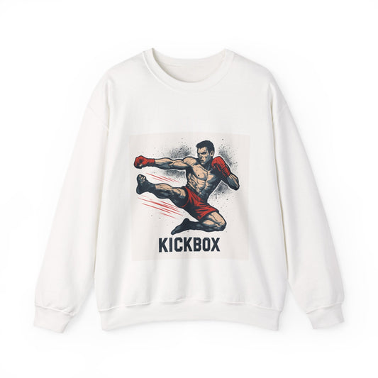 Kickboxer Unisex Heavy Blend Sweatshirt, Boxing Gift, Fitness Apparel, Sportswear, Workout Clothes, Kickboxing Enthusiast Printify