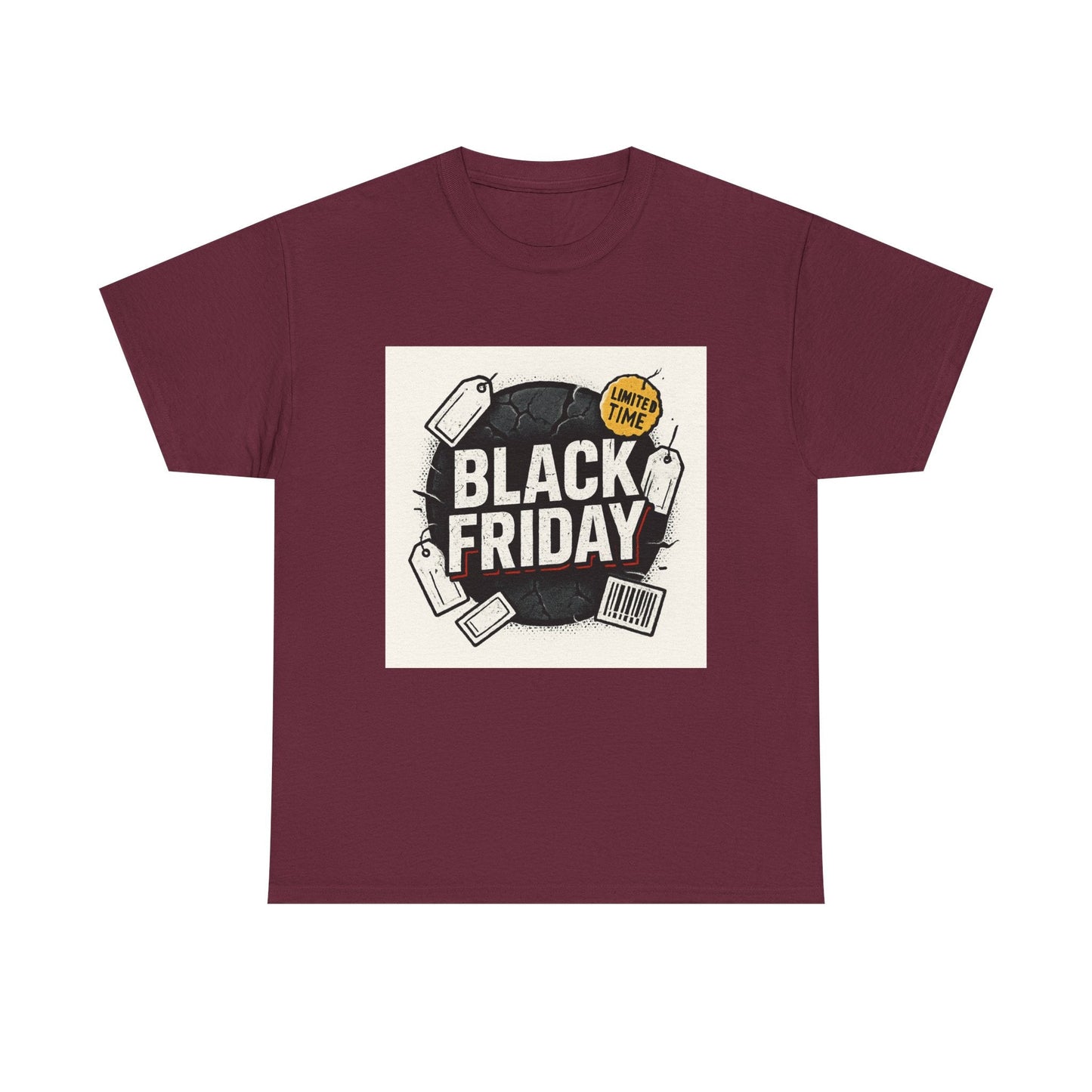 Black Friday Sale T-Shirt — Limited Time Shopping Graphic Tee Printify