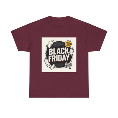 Black Friday Sale T-Shirt — Limited Time Shopping Graphic Tee Printify