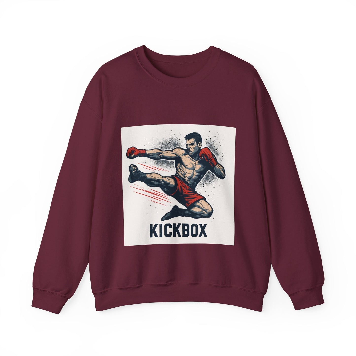 Kickboxer Unisex Heavy Blend Sweatshirt, Boxing Gift, Fitness Apparel, Sportswear, Workout Clothes, Kickboxing Enthusiast Printify