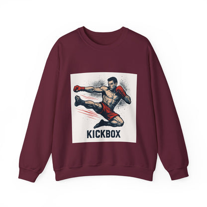 Kickboxer Unisex Heavy Blend Sweatshirt, Boxing Gift, Fitness Apparel, Sportswear, Workout Clothes, Kickboxing Enthusiast Printify