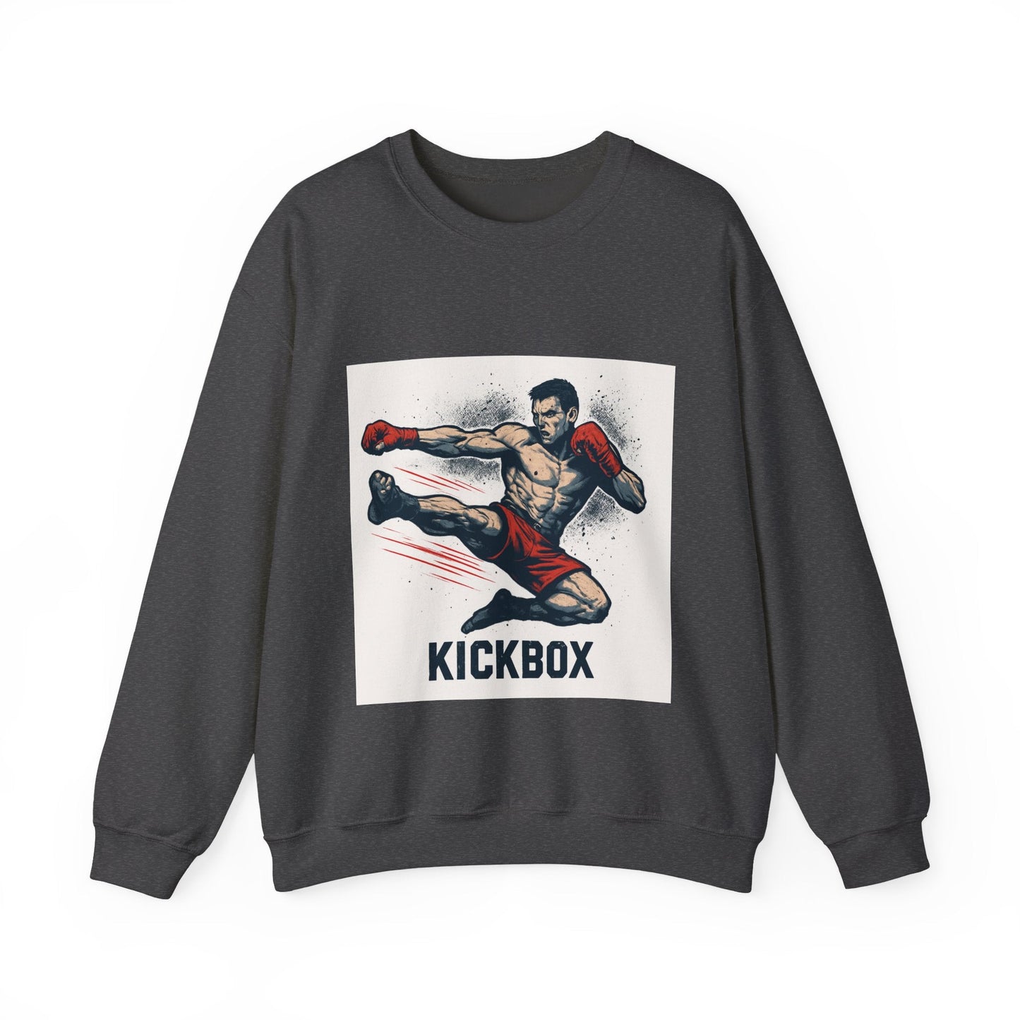 Kickboxer Unisex Heavy Blend Sweatshirt, Boxing Gift, Fitness Apparel, Sportswear, Workout Clothes, Kickboxing Enthusiast Printify