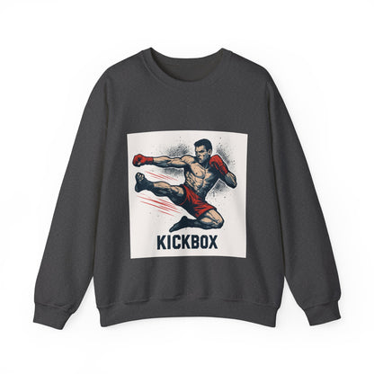 Kickboxer Unisex Heavy Blend Sweatshirt, Boxing Gift, Fitness Apparel, Sportswear, Workout Clothes, Kickboxing Enthusiast Printify