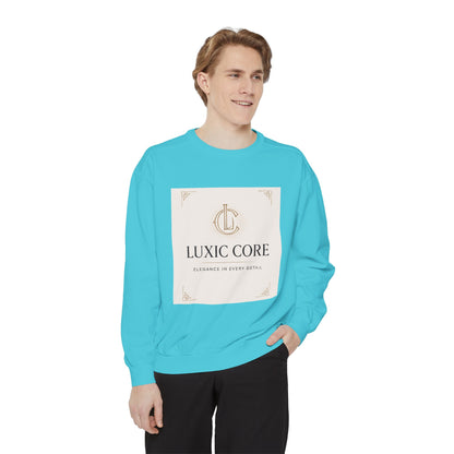 Unisex Garment-Dyed Sweatshirt - LUXİCORE