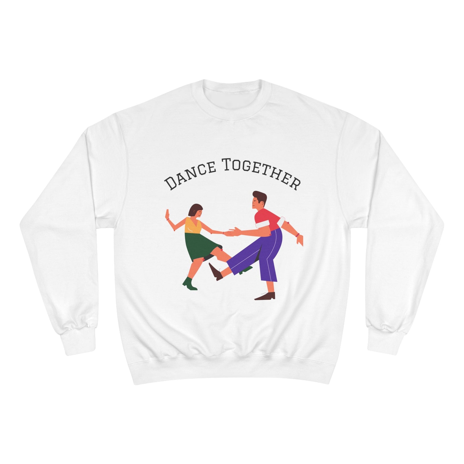 Dance Together Sweatshirt — Couples Retro Swing Dance Crewneck Printify