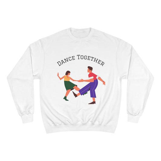 Dance Together Sweatshirt — Couples Retro Swing Dance Crewneck Printify