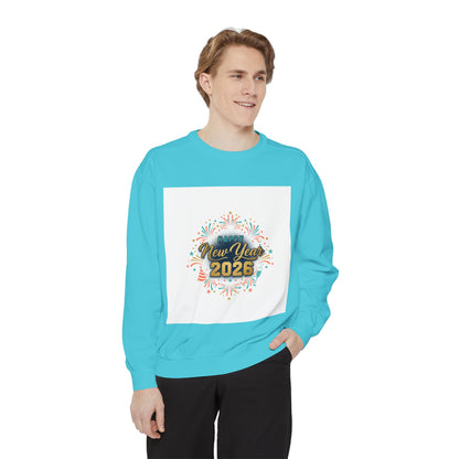 New Year 2025 Sweatshirt – Festive Confetti Holiday Crewneck
