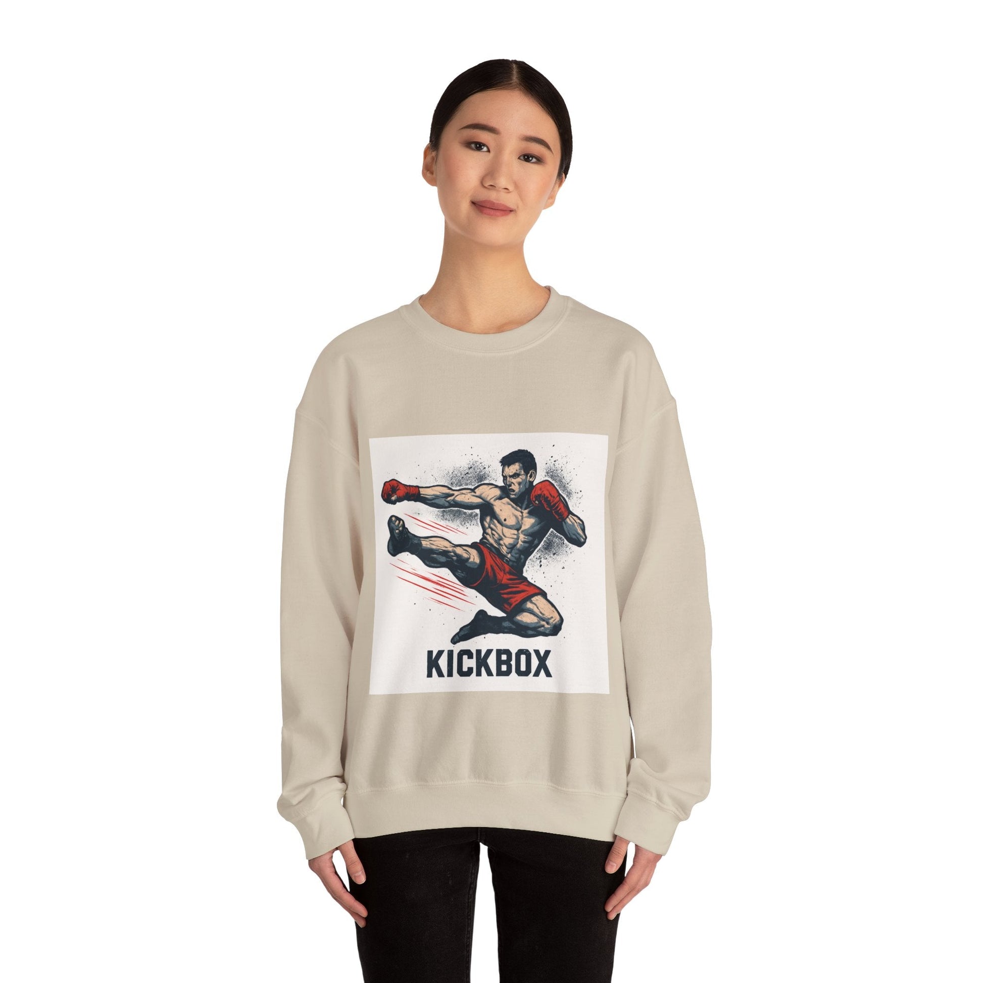 Kickboxer Unisex Heavy Blend Sweatshirt, Boxing Gift, Fitness Apparel, Sportswear, Workout Clothes, Kickboxing Enthusiast Printify