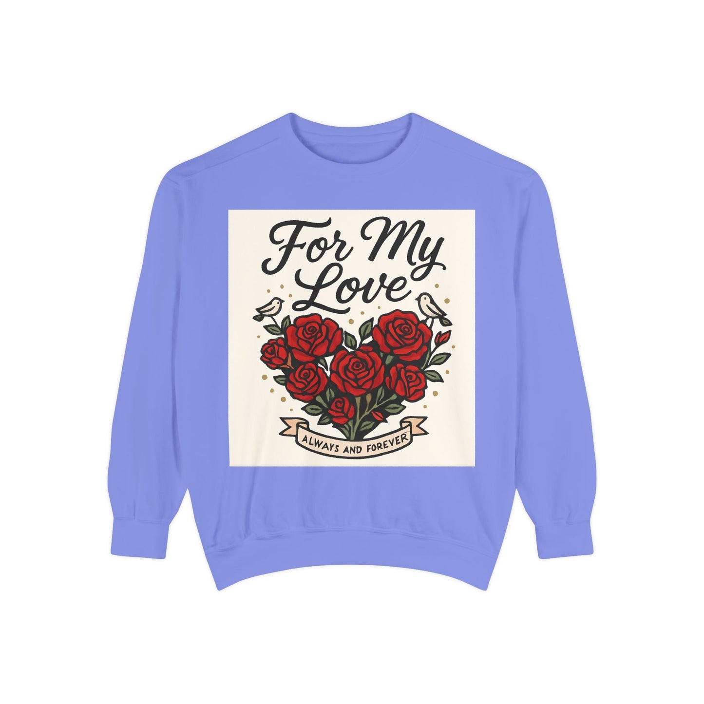 Unisex Garment-Dyed Sweatshirt Printify