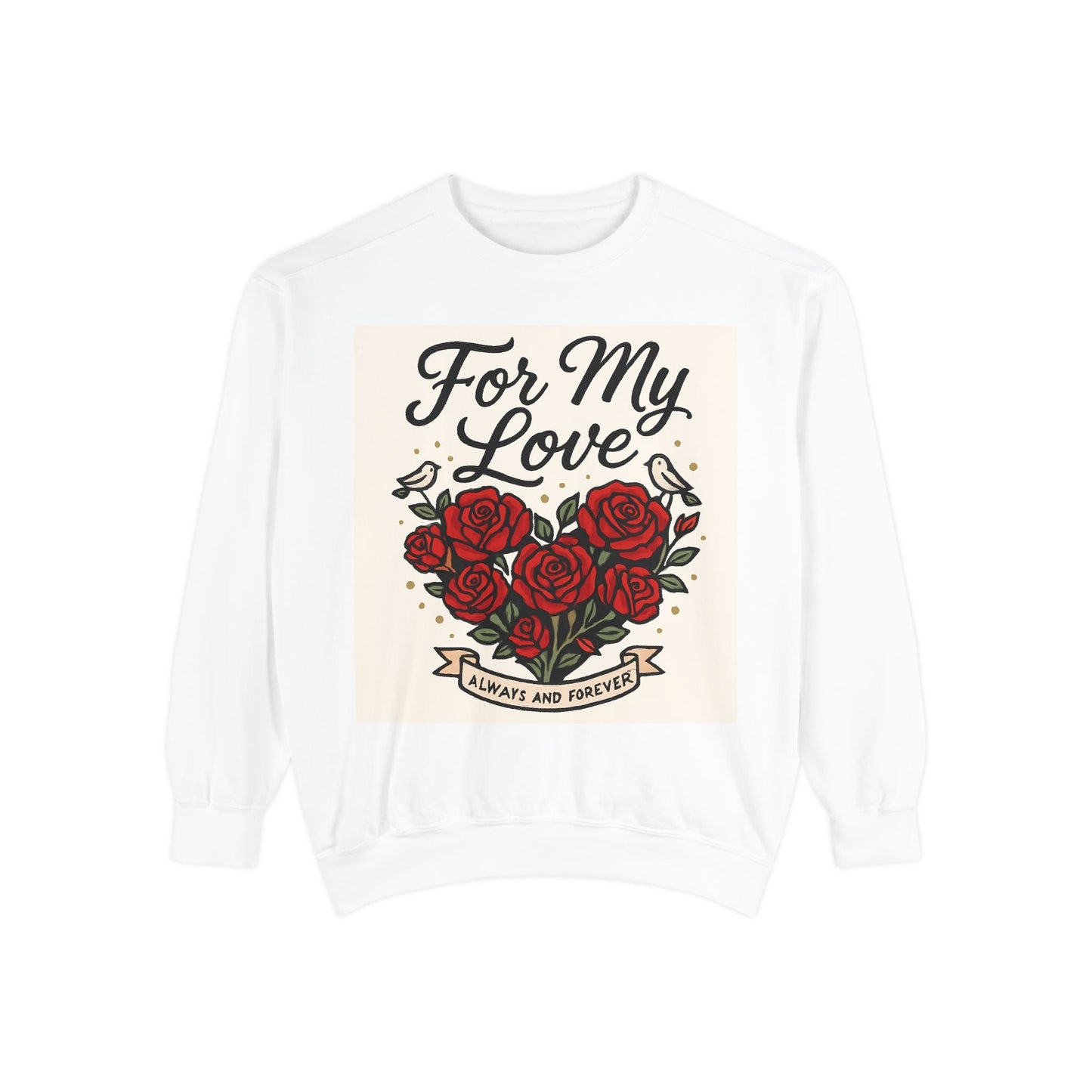 Unisex Garment-Dyed Sweatshirt Printify