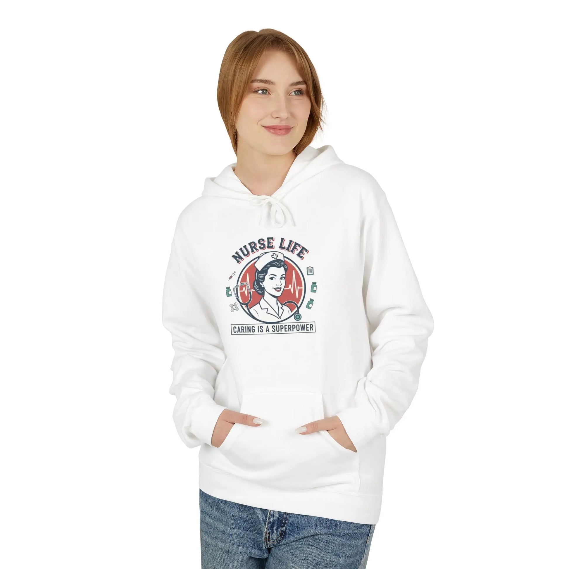 Unisex Midweight Softstyle Fleece Hoodie – Cozy Cotton Blend Pullover Sweatshirt for Men & Women Printify