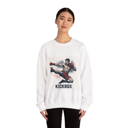 Kickboxer Unisex Heavy Blend Sweatshirt, Boxing Gift, Fitness Apparel, Sportswear, Workout Clothes, Kickboxing Enthusiast Printify
