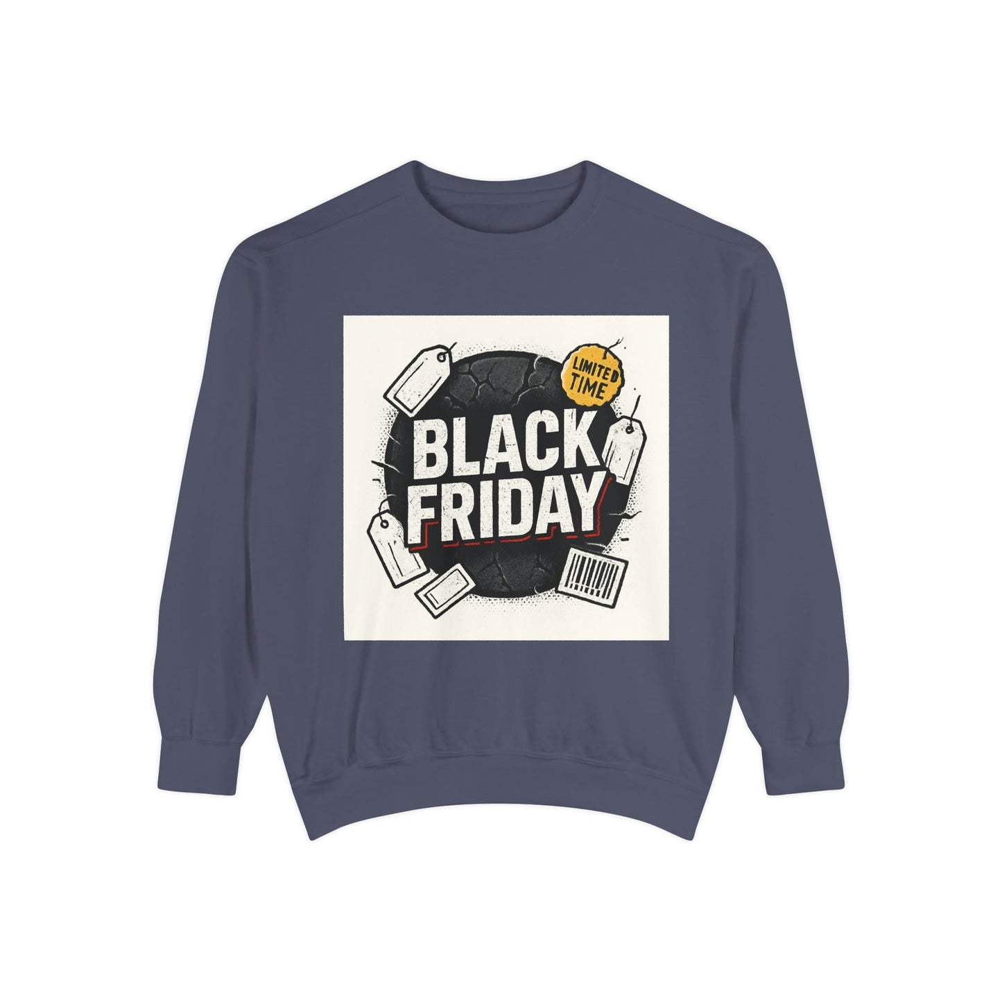 Black Friday Sale Sweatshirt — 'Black Friday' Graphic Crewneck for Shoppers Printify