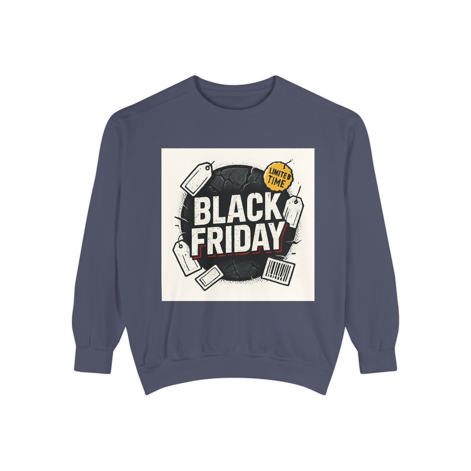 Black Friday Sale Sweatshirt — 'Black Friday' Graphic Crewneck for Shoppers Printify