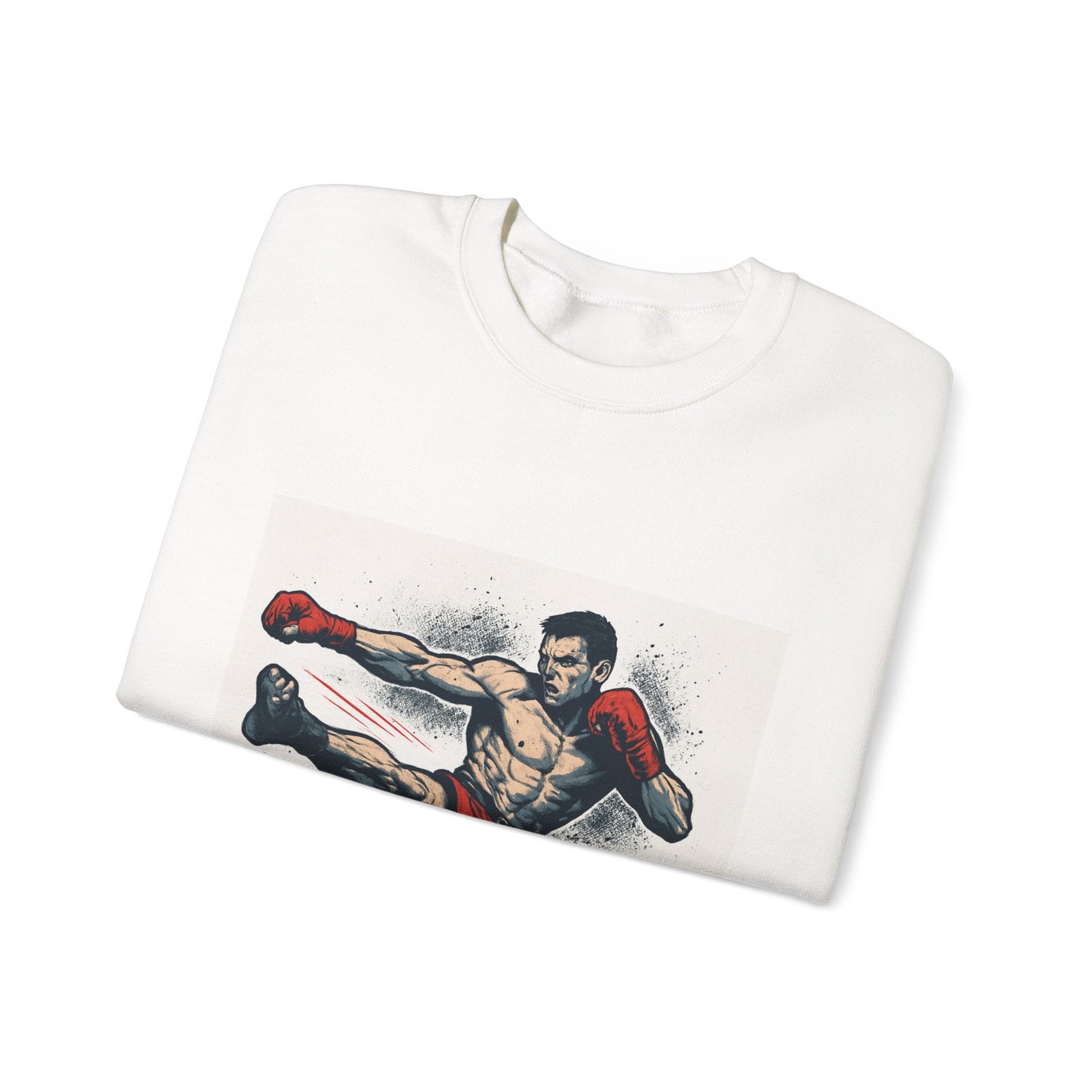 Kickboxer Unisex Heavy Blend Sweatshirt, Boxing Gift, Fitness Apparel, Sportswear, Workout Clothes, Kickboxing Enthusiast Printify