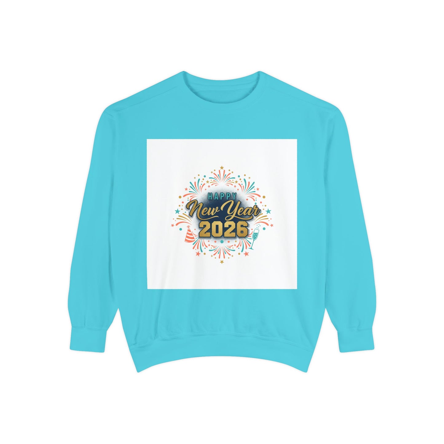 New Year 2025 Sweatshirt – Festive Confetti Holiday Crewneck